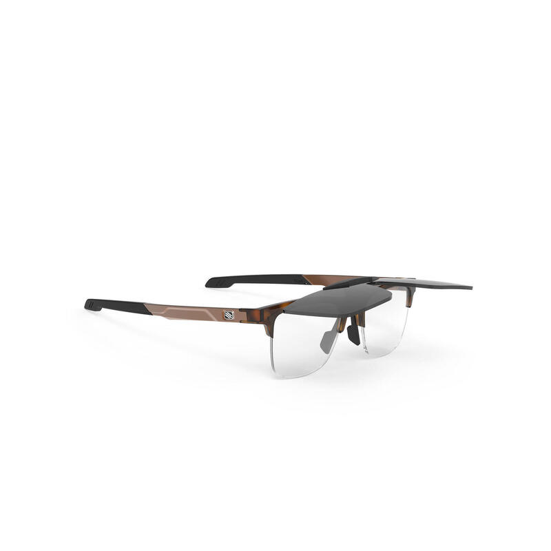 Okulary RUDY PROJECT INKAS FLIP UP HALF RIM DEMI TURTLE/SMOKE BLACK