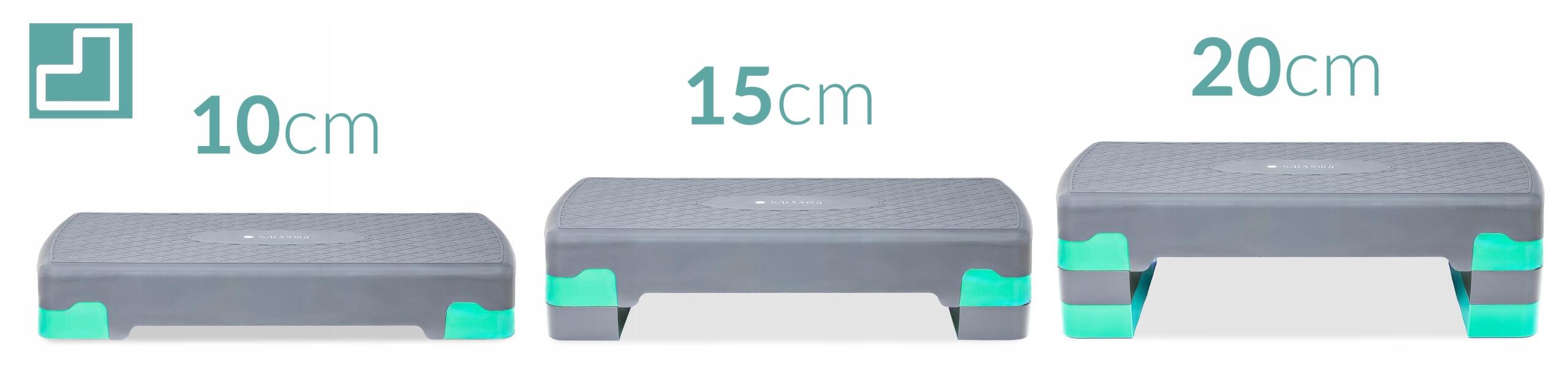 Step fitness trzystopniowy Sapphire SG-048 4/7