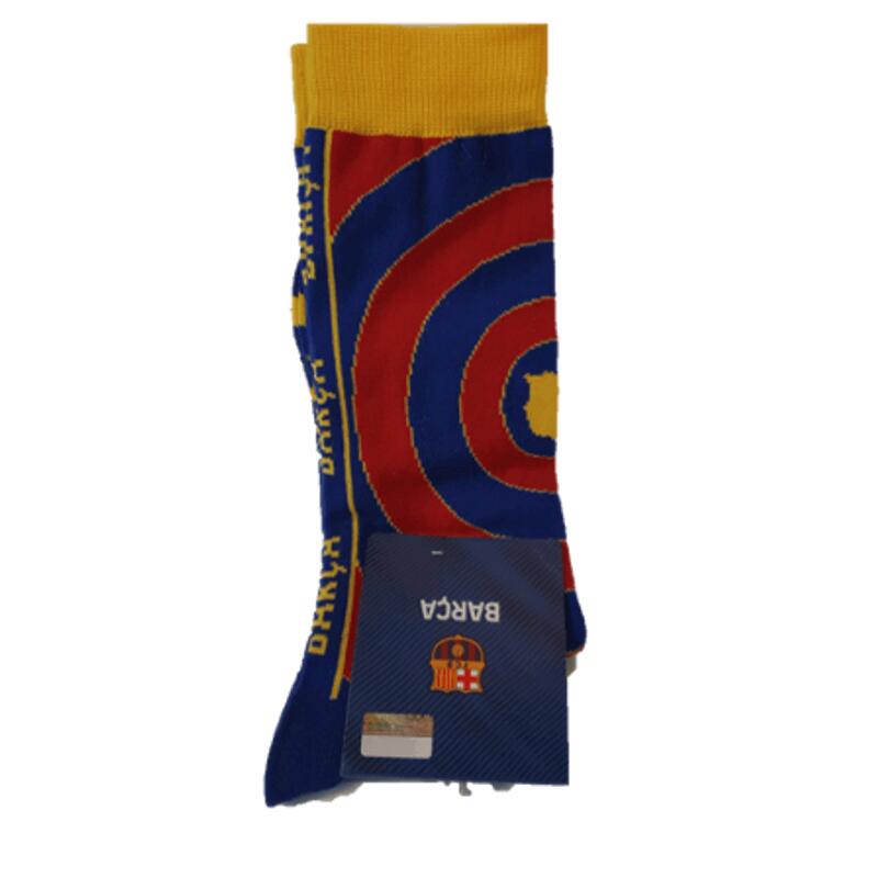 FC Barcelona Premium-Socken in Granatrot und Blau 5/5