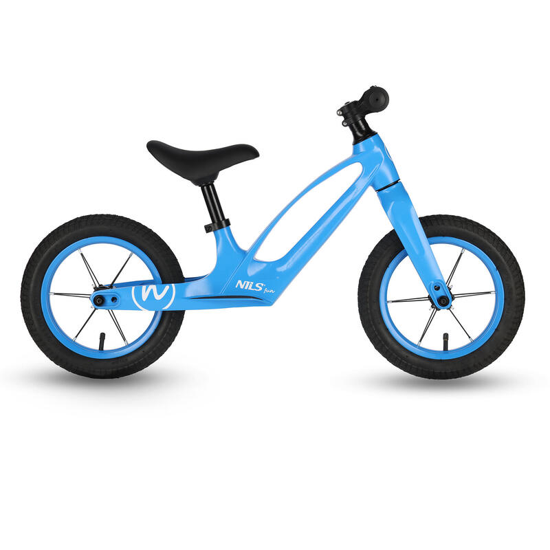 Bicicletă de echilibru pentru copii cu roți gonflabile RB901 Led Nils Fun