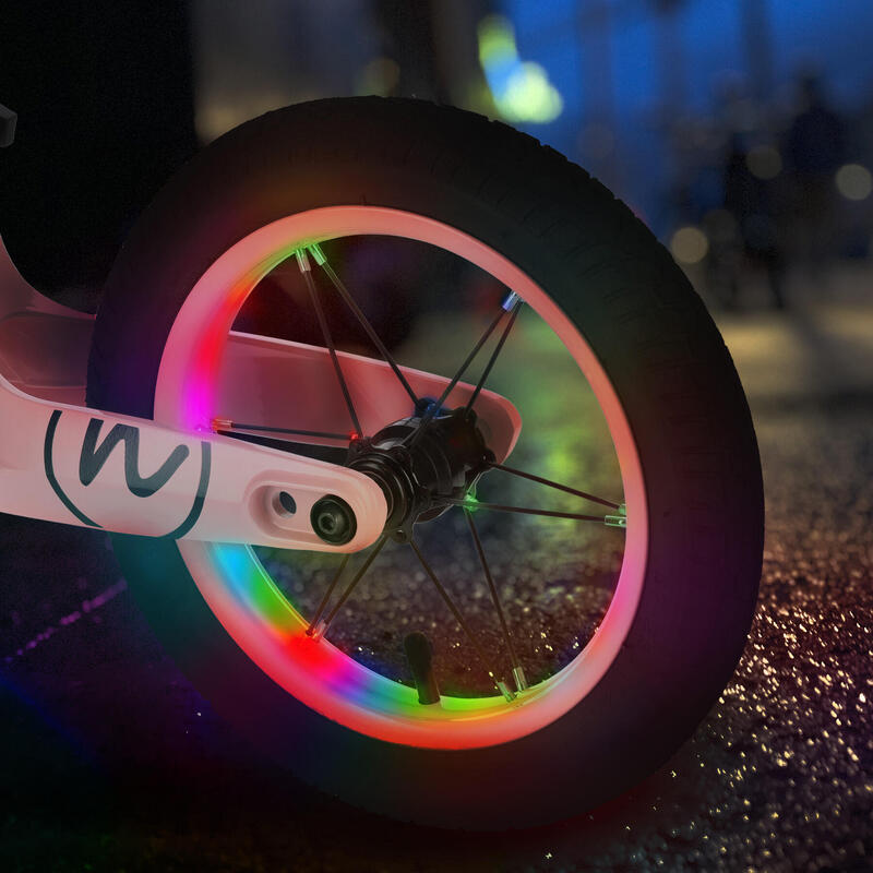 Rowerek biegowy dla dzieci koła pompowane RB901 Led Nils Fun