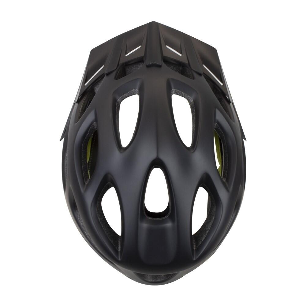 Capacete de ciclismo Eltin Brave preto 3/4