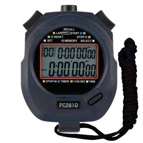 Vital Sport - Chronomètre Sportif Course 10 Souvenirs - Chronomètre - Gris|noir - Taille Unique - Decathlon