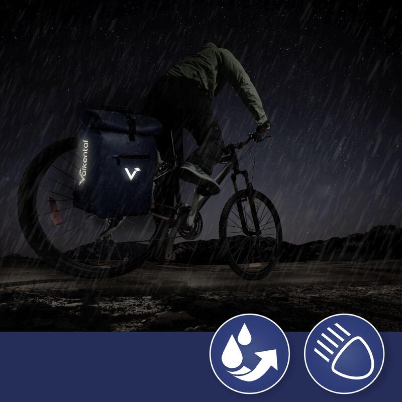 Sac a dos velo pour Sacoche velo porte‑bagage bikepacking, 23L etanche