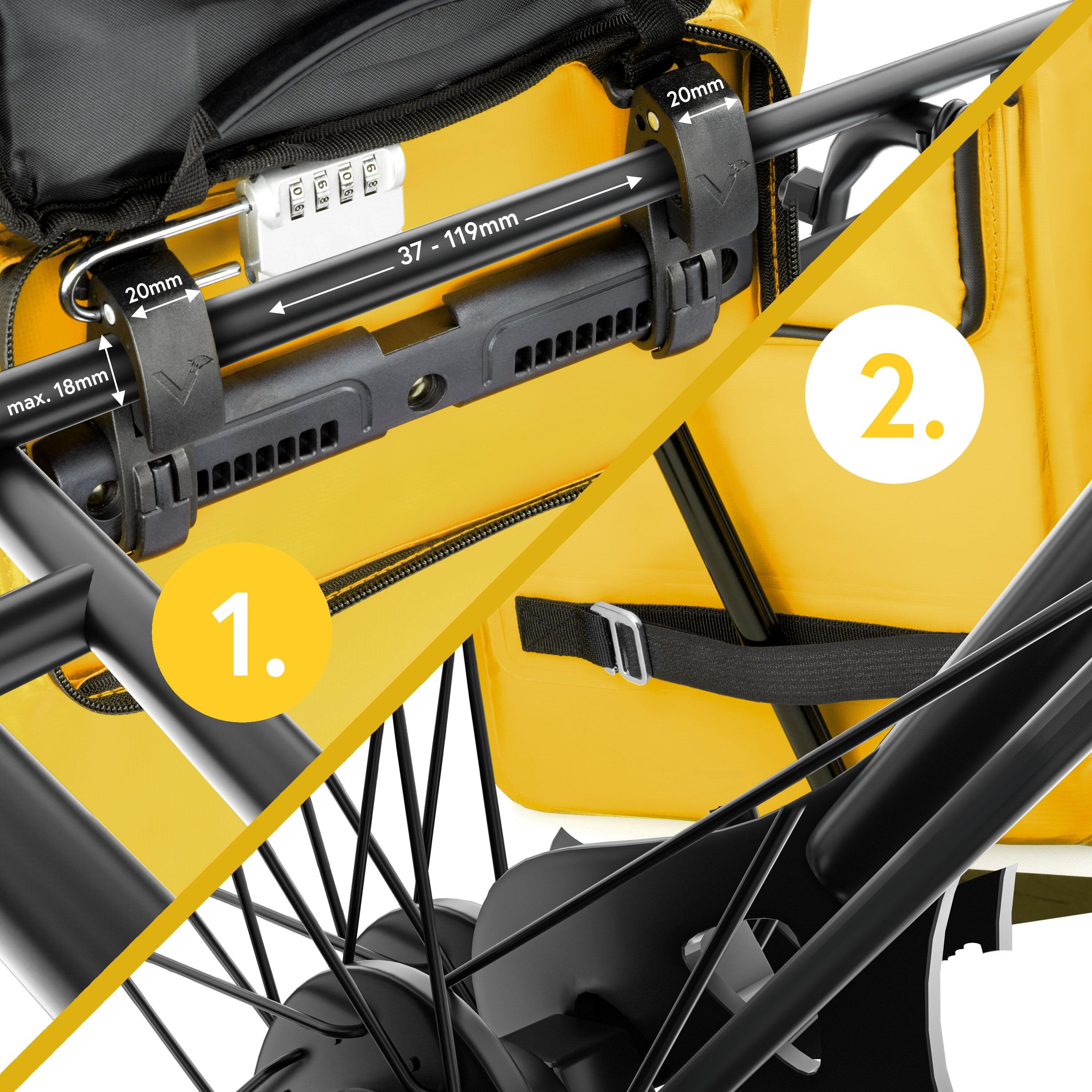Sac a dos velo pour Sacoche velo porte‑bagage bikepacking, 23L etanche 4/9