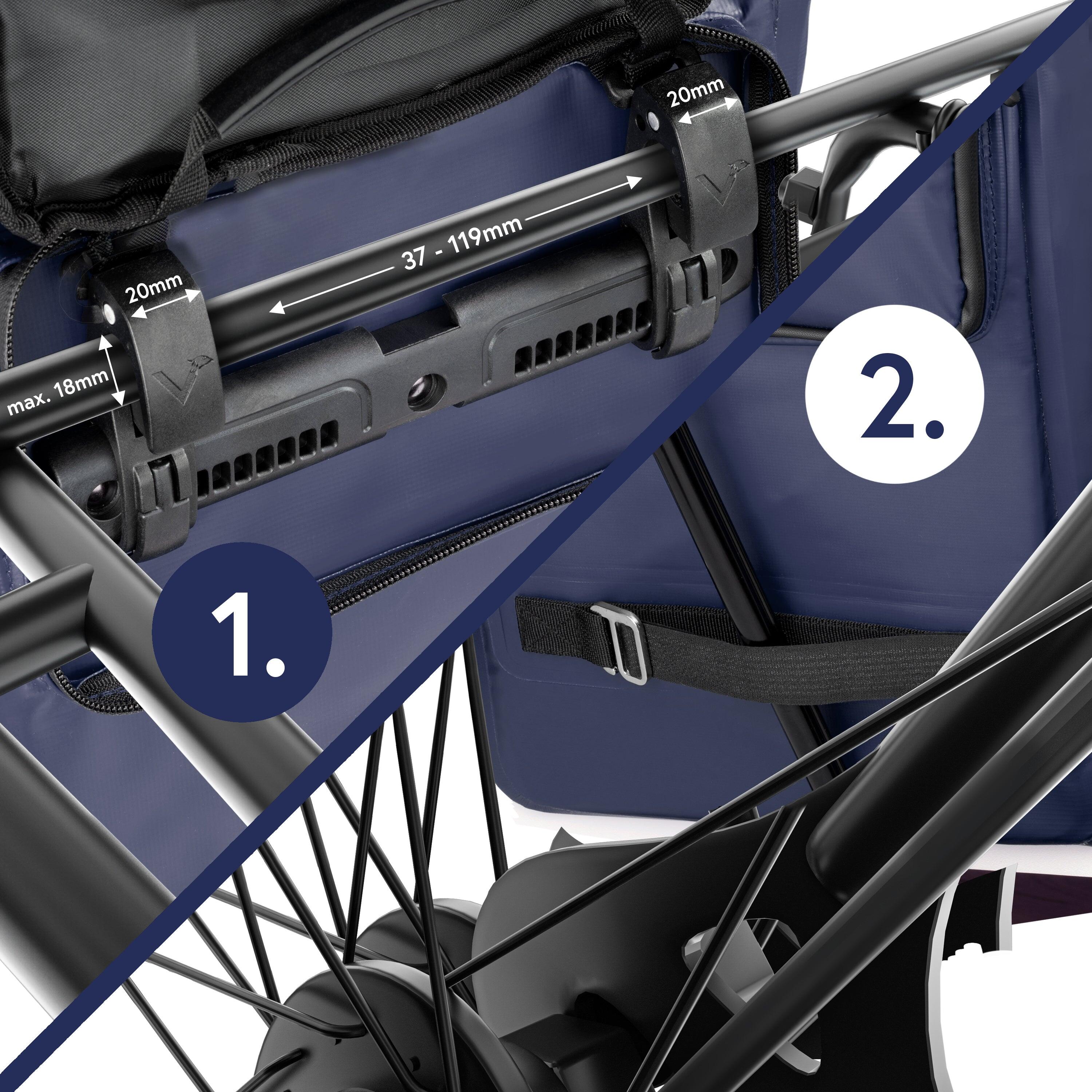 Sac a dos velo pour Sacoche velo porte‑bagage bikepacking, 23L etanche 5/9