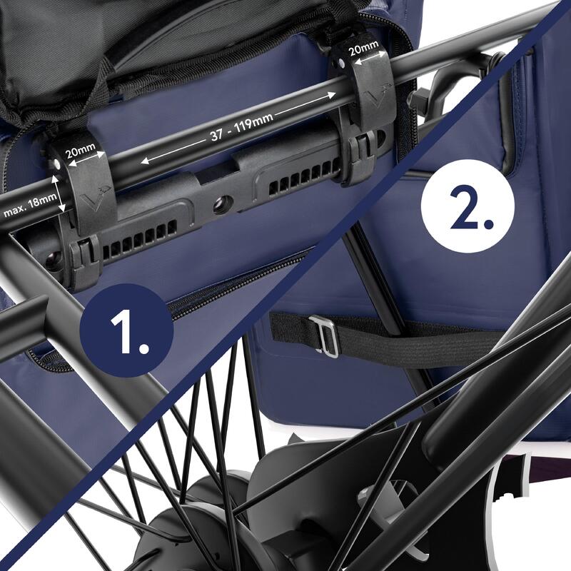 Sac a dos velo pour Sacoche velo porte‑bagage bikepacking, 23L etanche