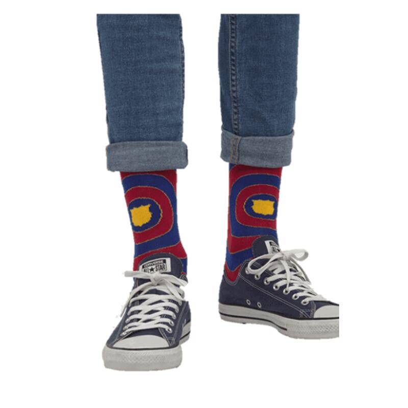 FC Barcelona Premium-Socken in Granatrot und Blau 2/5
