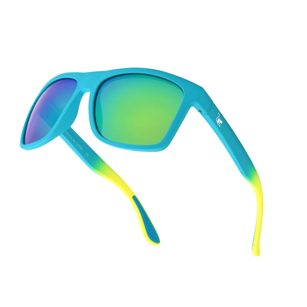 Lunettes de soleil unisexes - Flottantes / Polarisées / UV400 / TPX (Bleu/Jaune) 4/6