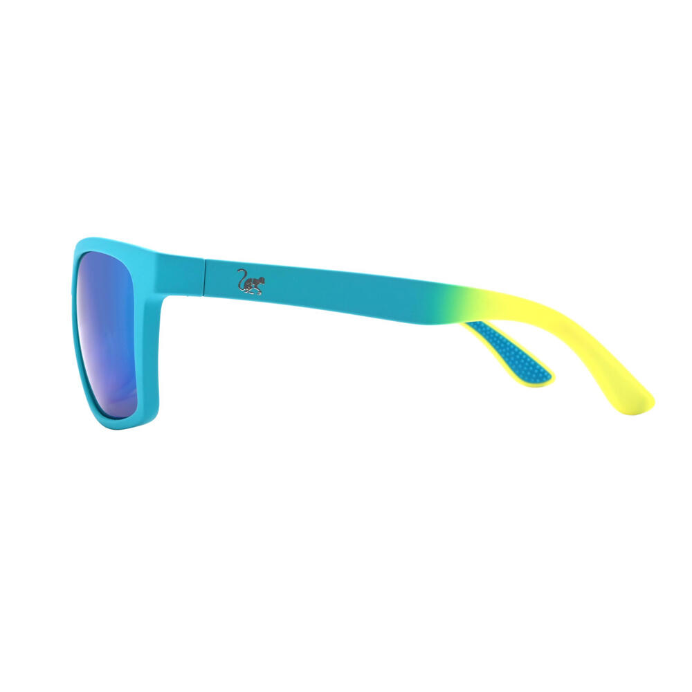Lunettes de soleil unisexes - Flottantes / Polarisées / UV400 / TPX (Bleu/Jaune) 3/6
