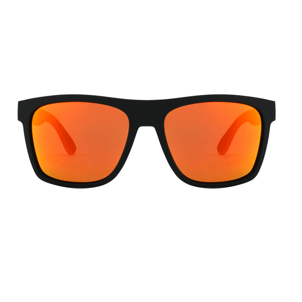 Lunettes de soleil unisexes - Flottantes / Polarisées / UV400 / TPX (Noir/Rouge) 2/6