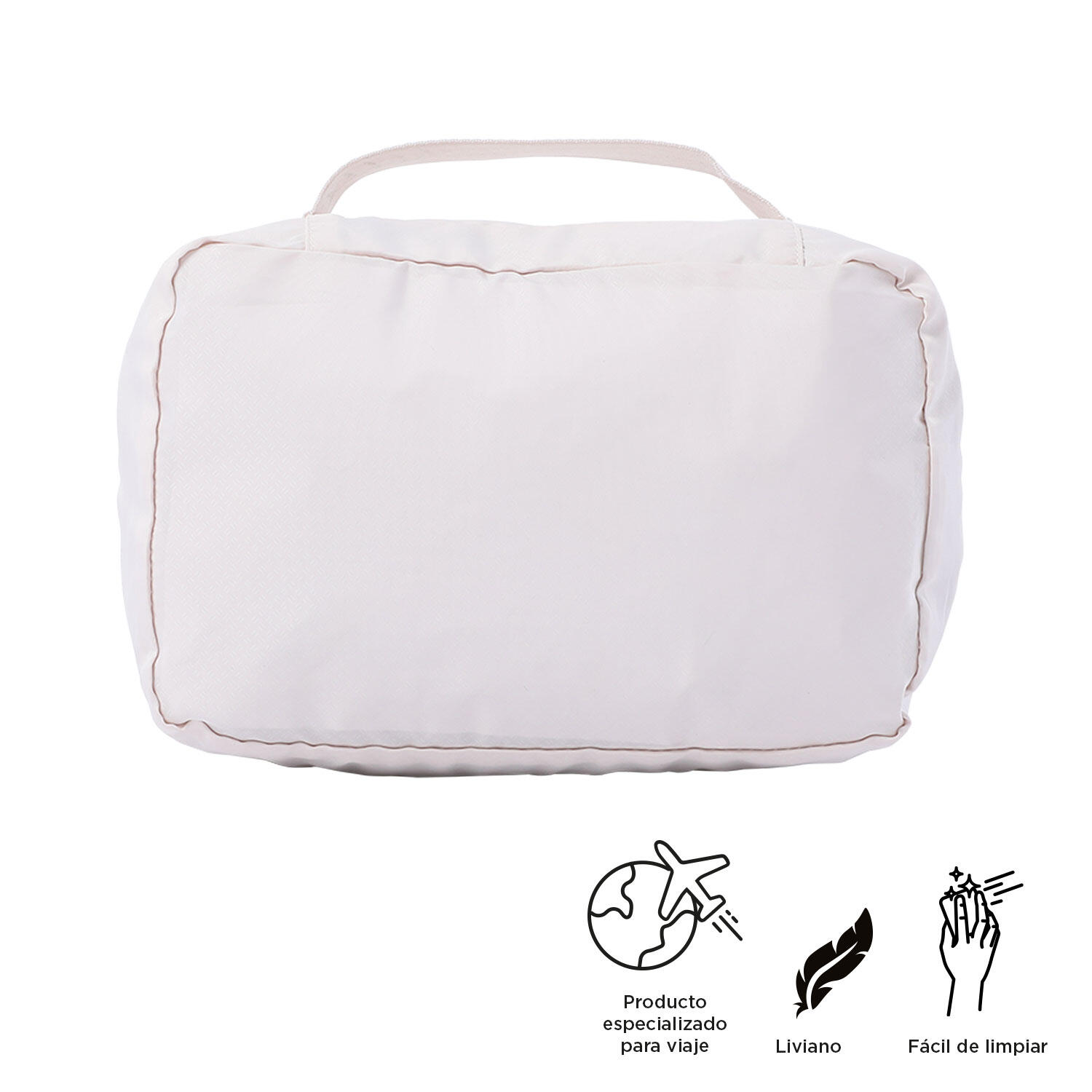 Totto Organizador equipaje All in White Sand Poliéster 23 x 15 x 8 cm 4/4