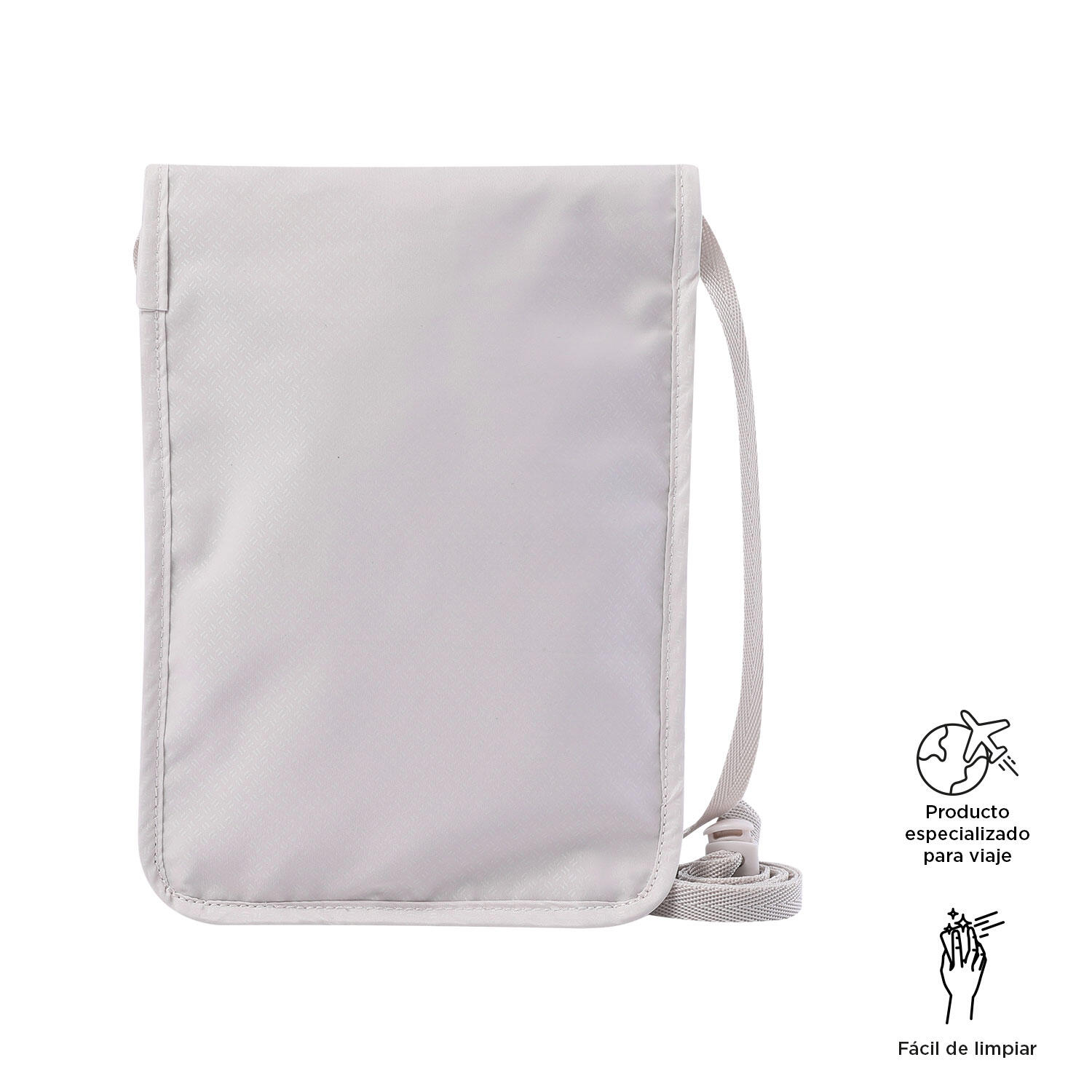 Totto Porta pasaporte Hang White Sand Poliéster 14 x 19.5 x 0.5 cm 4/4