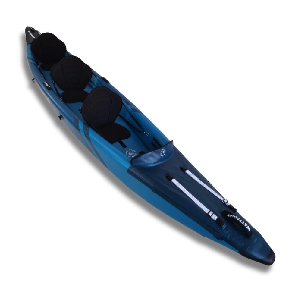 Kajak dmuchany WattSUP Torpedo 3 - 476x80cm - 3-osobowy - MAX 235kg