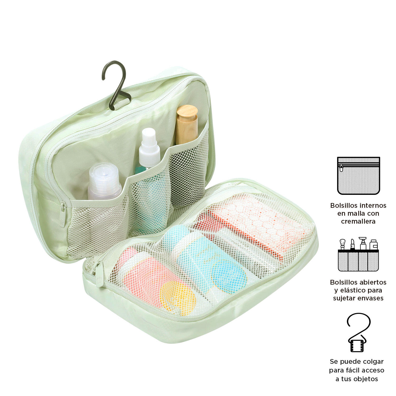 Totto Organizador equipaje All in Meadow Mist Poliéster 23 x 15 x 8 cm 3/4