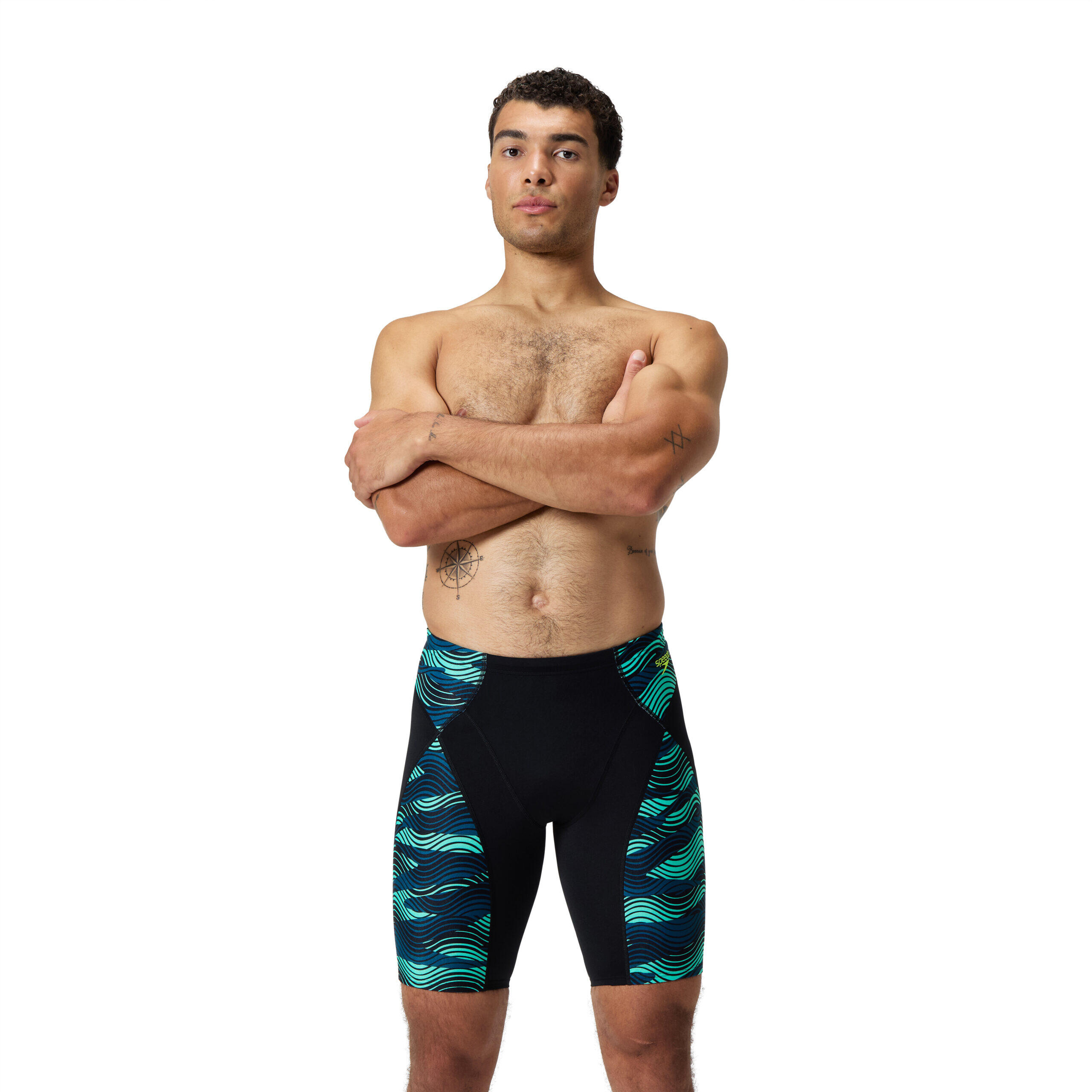SPEEDO Speedo Zwemjammer Endurance+ MAX Compression Zwart / Blauw