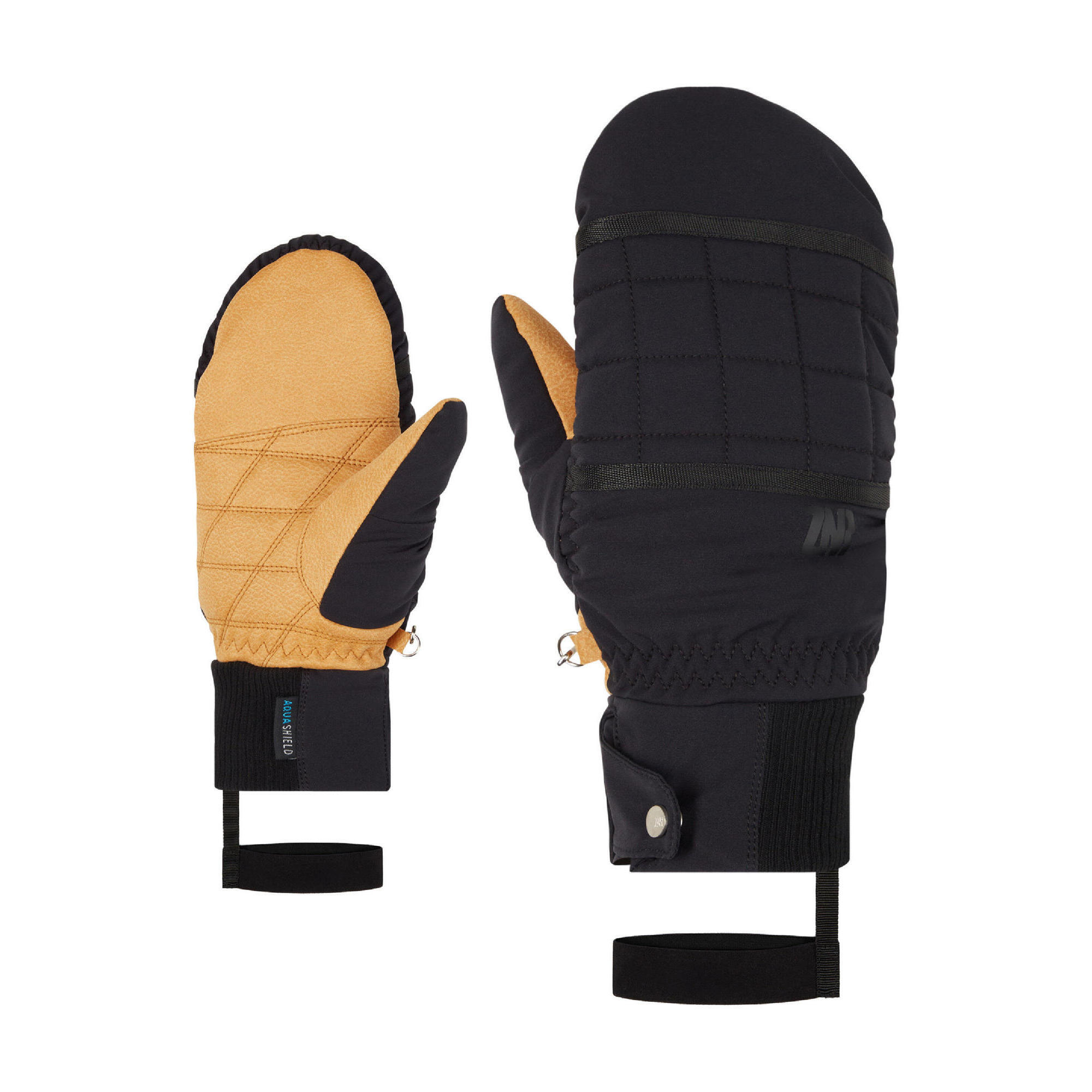 Ziener - Gants De Ski Femme Ziener Kabba - Moufles - Jaune|noir - 44 L - Decathlon