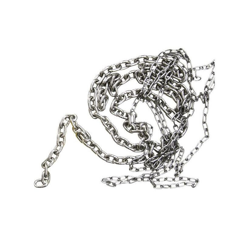 Pack 10 m de corrente galvanizada calibrada DIN766 10mm + manilha - VIGOUROUX