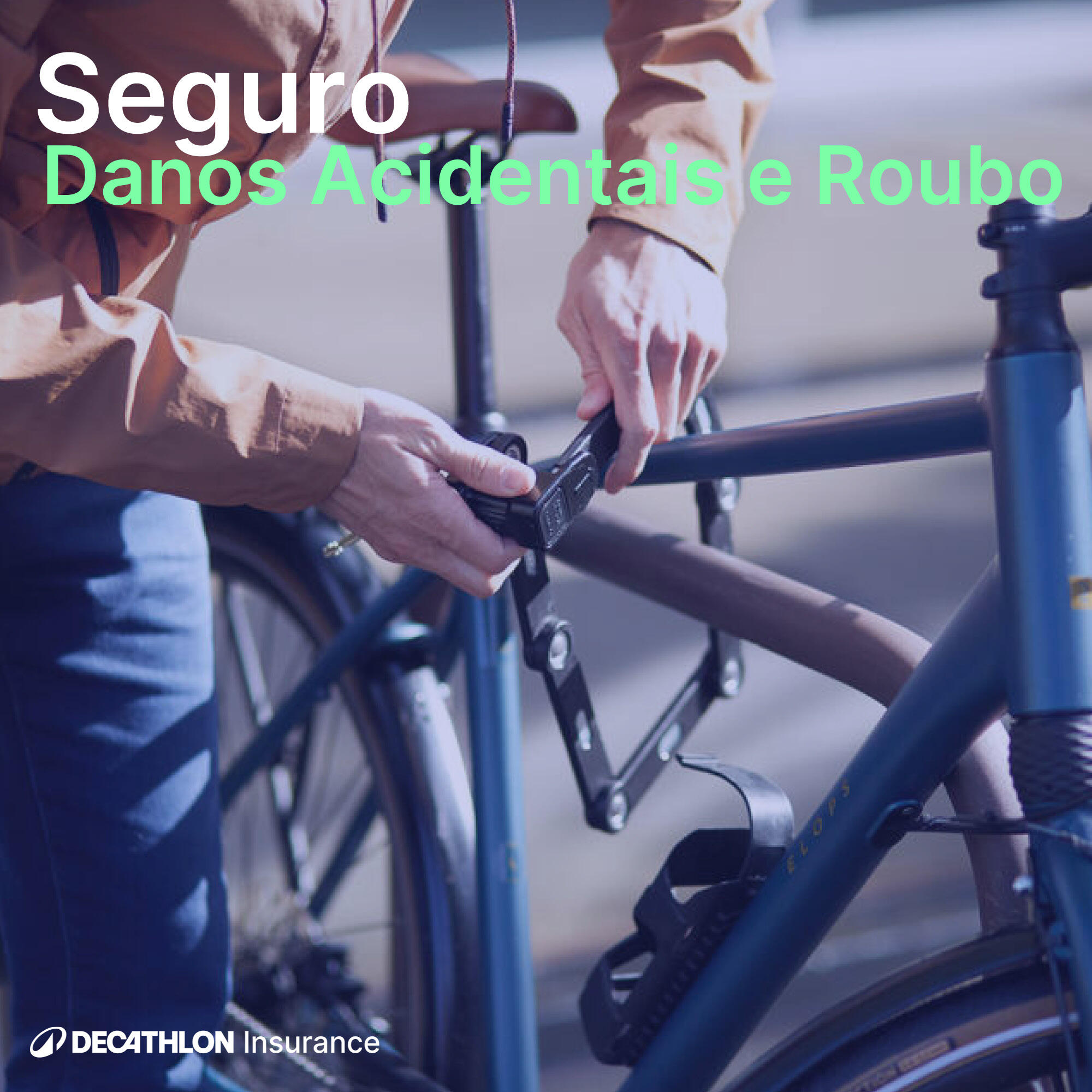 DECATHLON INSURANCE Seguro Danos Acidentais e Roubo 1 ano – Bicicleta 300€ a 499,99€