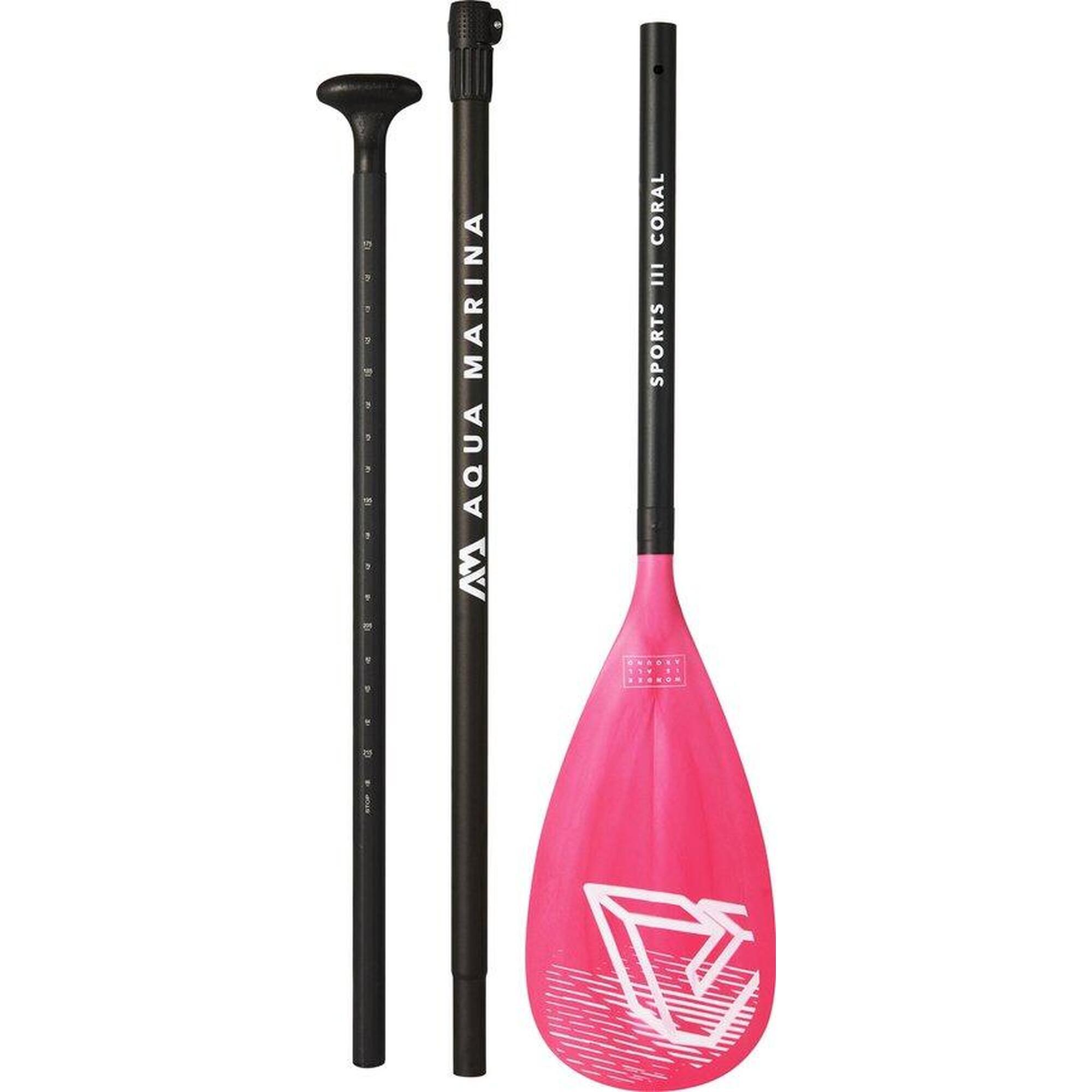 Wiosło SUP Aqua Marina Sports III Coral