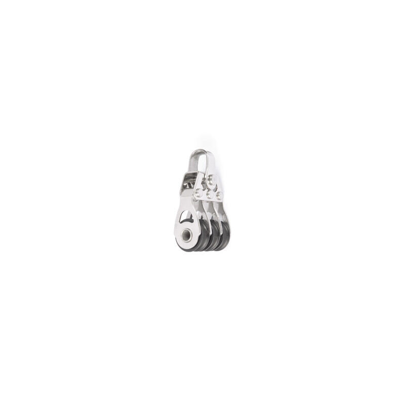 Polia de manilha tripla MININOX - HOLT - 20 mm rea para corda de 6 mm