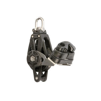 Blocca-arricavo a grillo monoblocco - HOLT - puleggia da 60 mm - corda da 12 mm