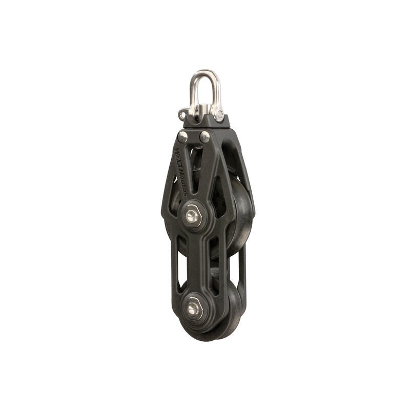Bozzello Per Barche E Canoe In Acciaio Inox E Nylon – Carrucola Marina Silenziosa Per Corda Fino A 10mm, 98x52mm, Senza Bloccaggio, Set Da 2 Pezzi