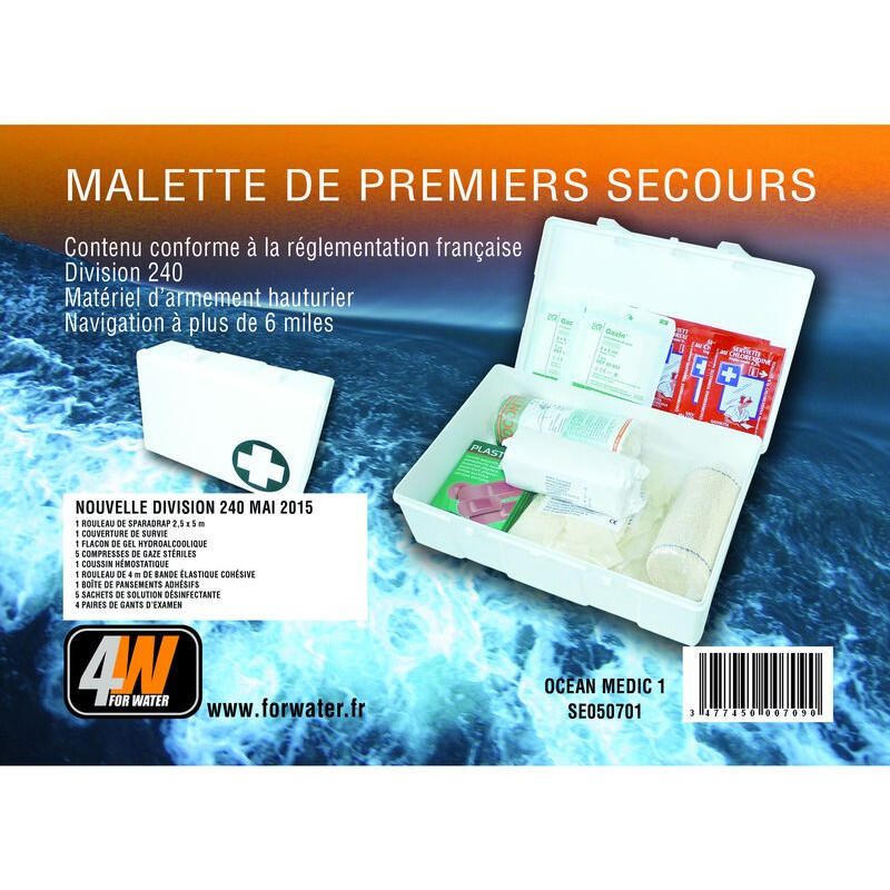 Estojo de primeiros socorros de capacidade semi-elevada OCEAN - 4WATER Exclusivo Online      46,90€  4WATER Estojo de primeiros socorros de capacidade semi-elevada OCEAN - 4WATERVendido e expedido por: Nocika SAS    