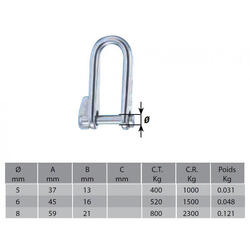 Manille inox rapide - WICHARD