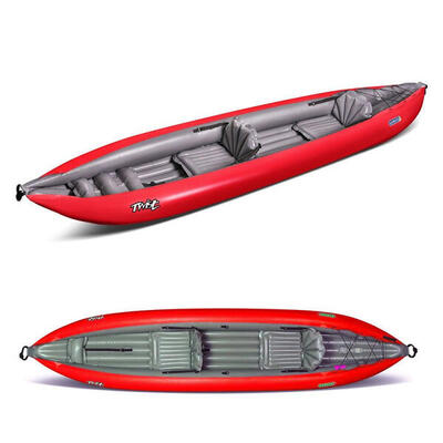 GUMOTEX TWIST 2/1 CONVERTIBLE KAYAK NITRILON ROT - GUMOTEX -
