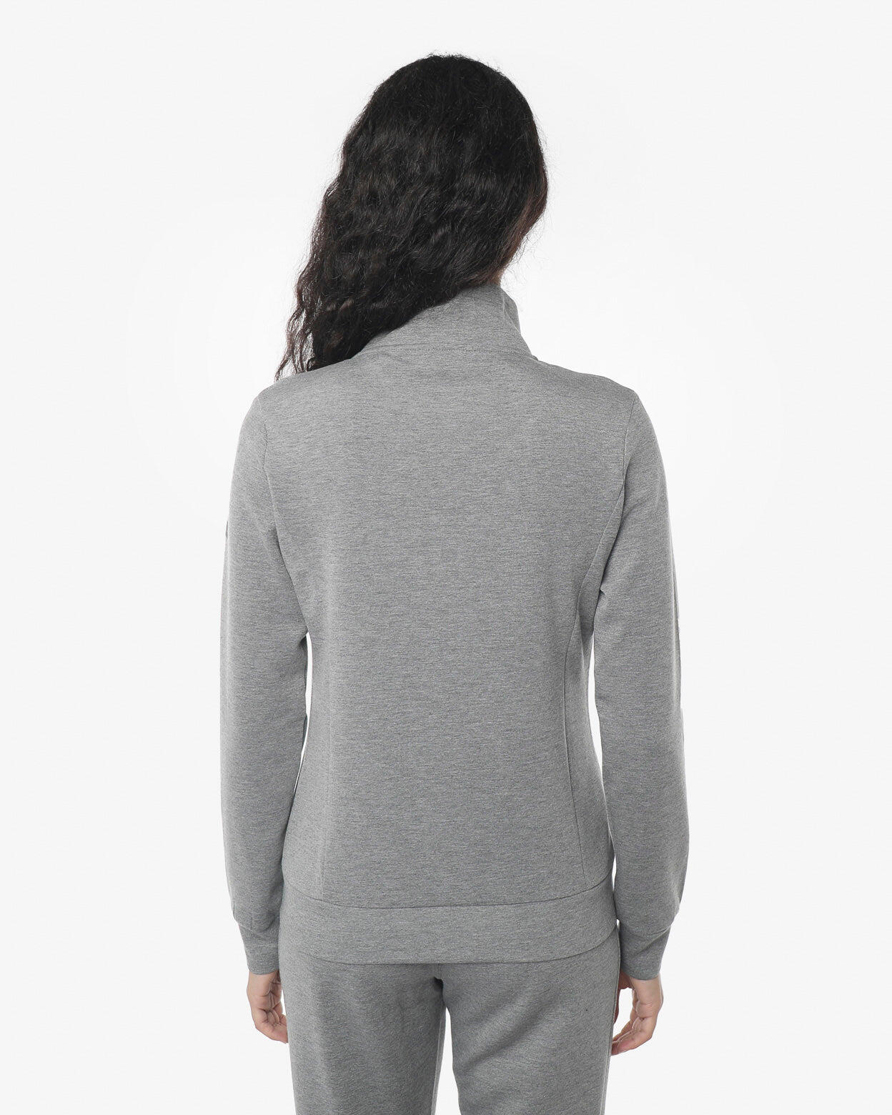 felpa  lampone da donna in mat. sintetico da fitness 3/5