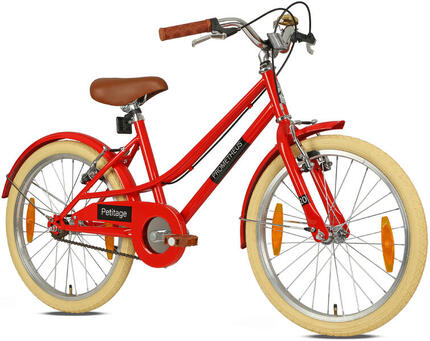 Kinderfiets 20 inch vanaf 6 -7 jaar – Retro/Vintage look, V-brake & standaard
