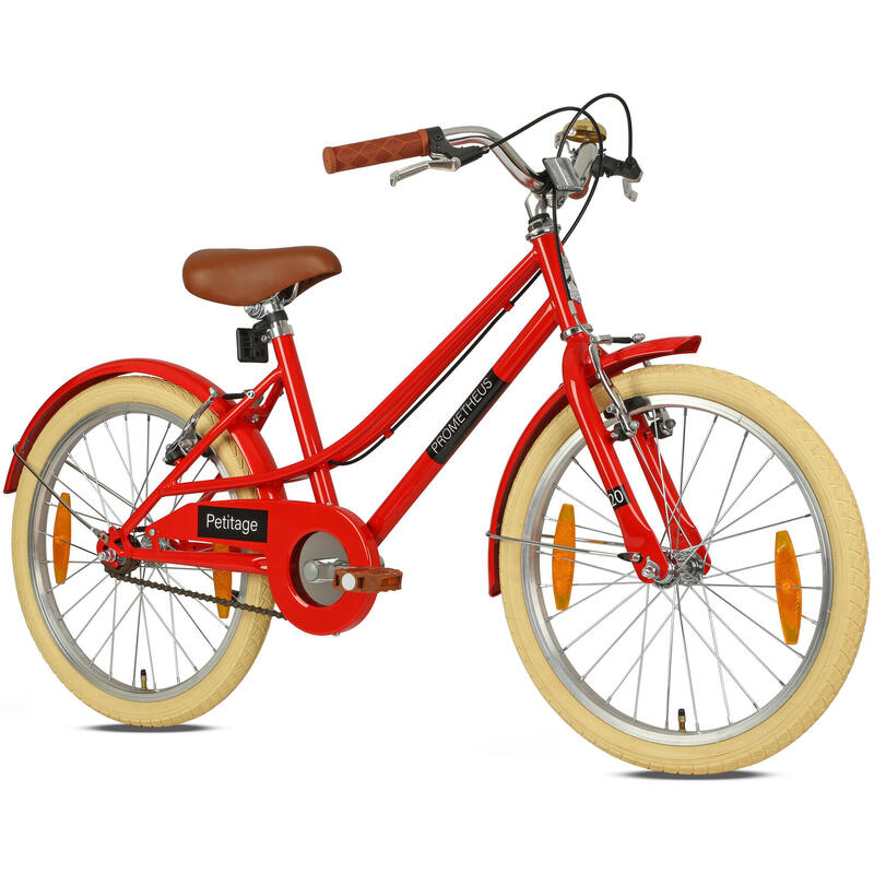 Vélo enfant 20 pouces dès 6 - 7 ans – Rétro/Vintage, frein V-Brake & béquille