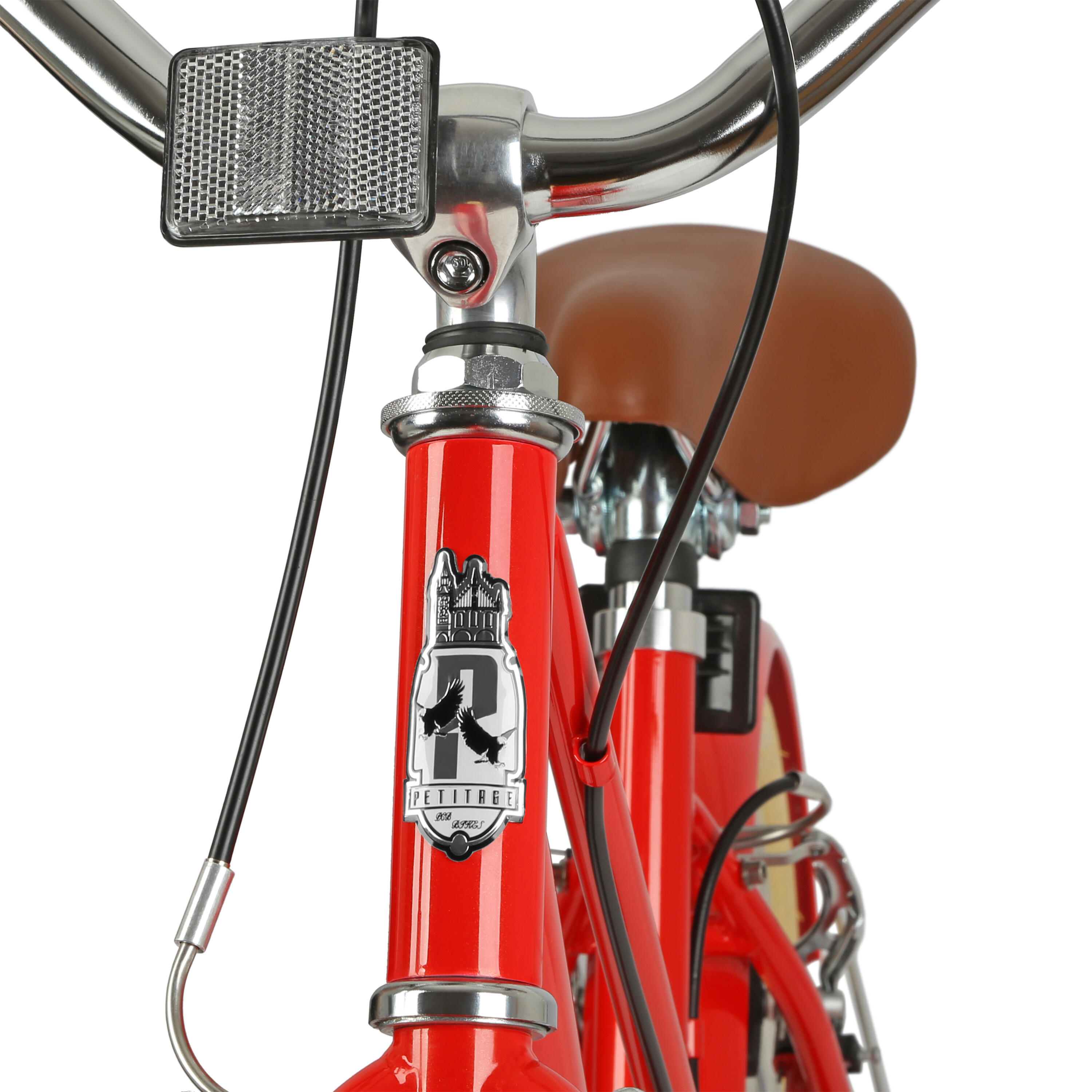 Kinderfahrrad 20 Zoll ab 6 -7 Jahre – Retro/Vintage Look - V-Bremse & Ständer 6/8