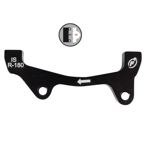 Rear brake adapter Formula Spare Parts Adaptor I.S. 180mm