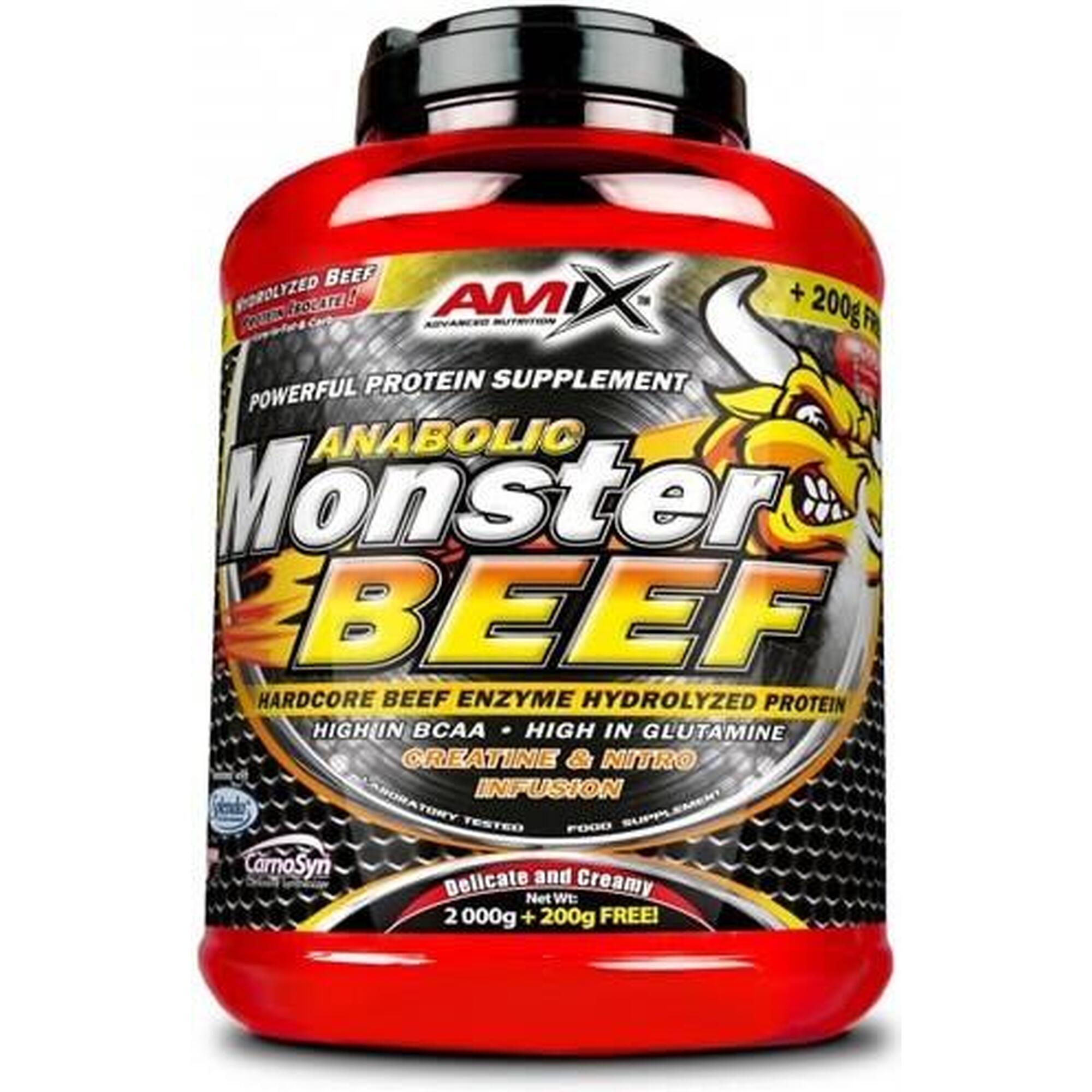 Amix - Monster Beef - 2,2 Kg Chocolat De Amix Nutrition - Isolat De Whey - Decathlon