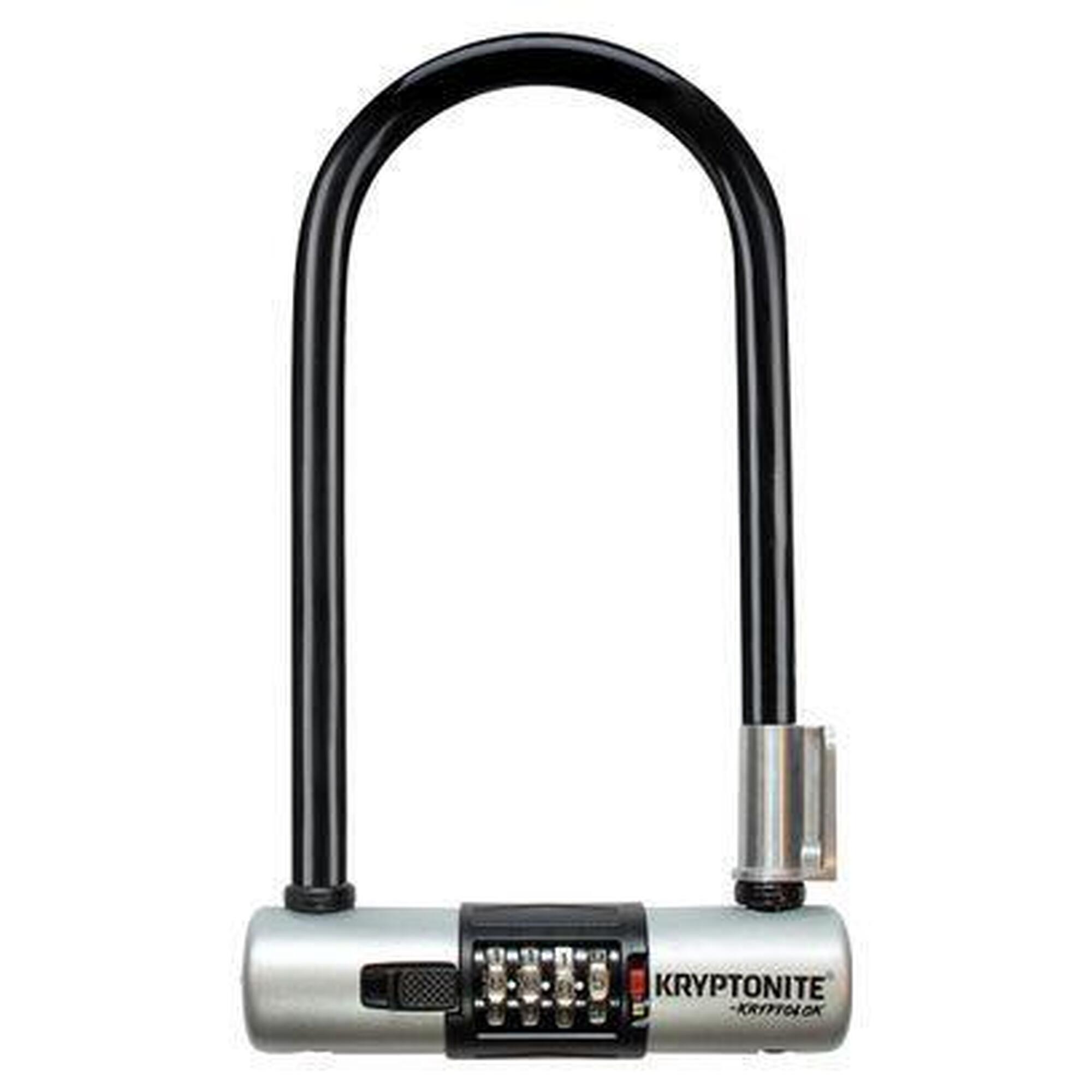 Kryptonite - Antivol U Kryptonite Kryptolok Combo - Antivol - Noir - Taille Unique - Decathlon