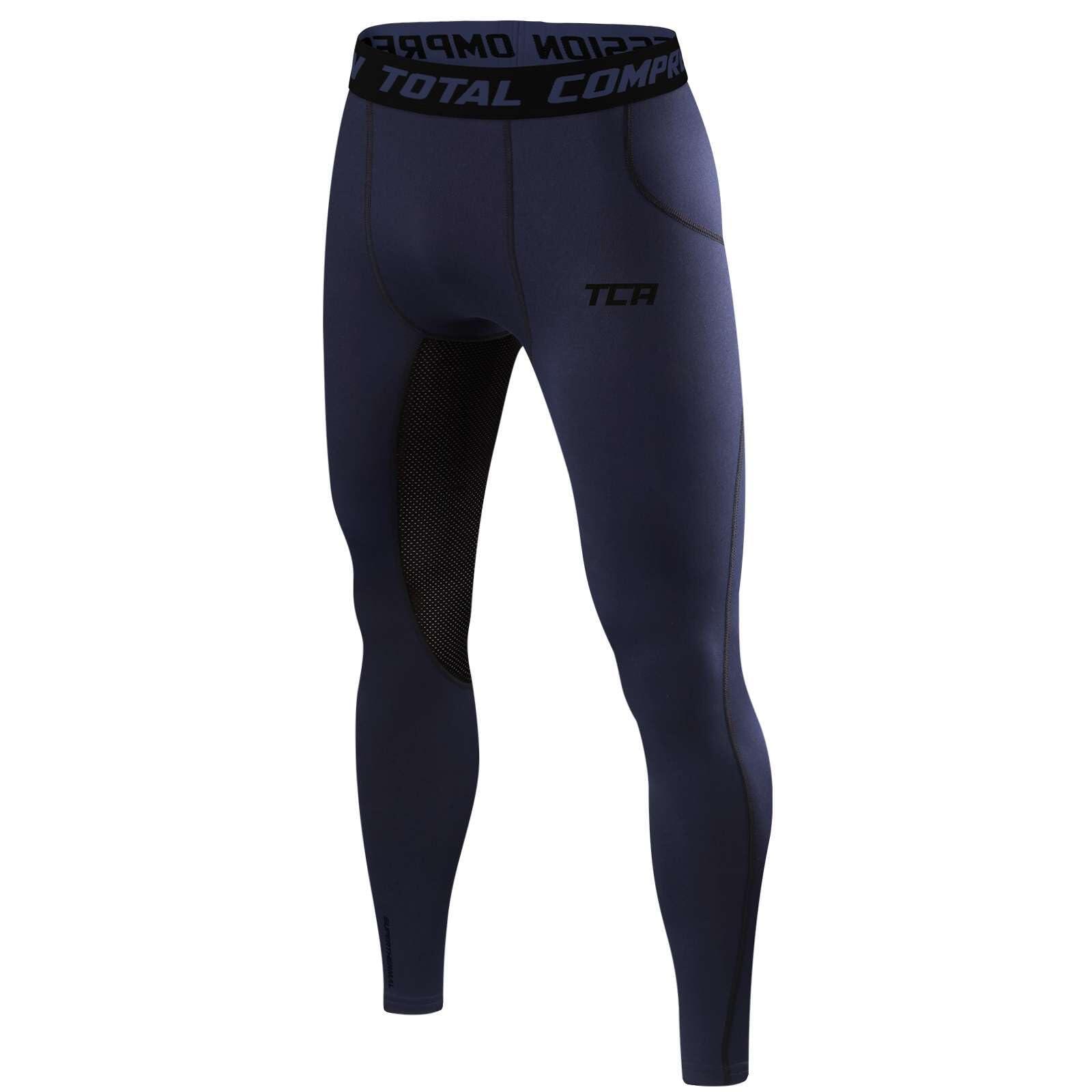TCA SuperThermal Herren Leggings, Kompressionsleggings, Sporthose, Lang