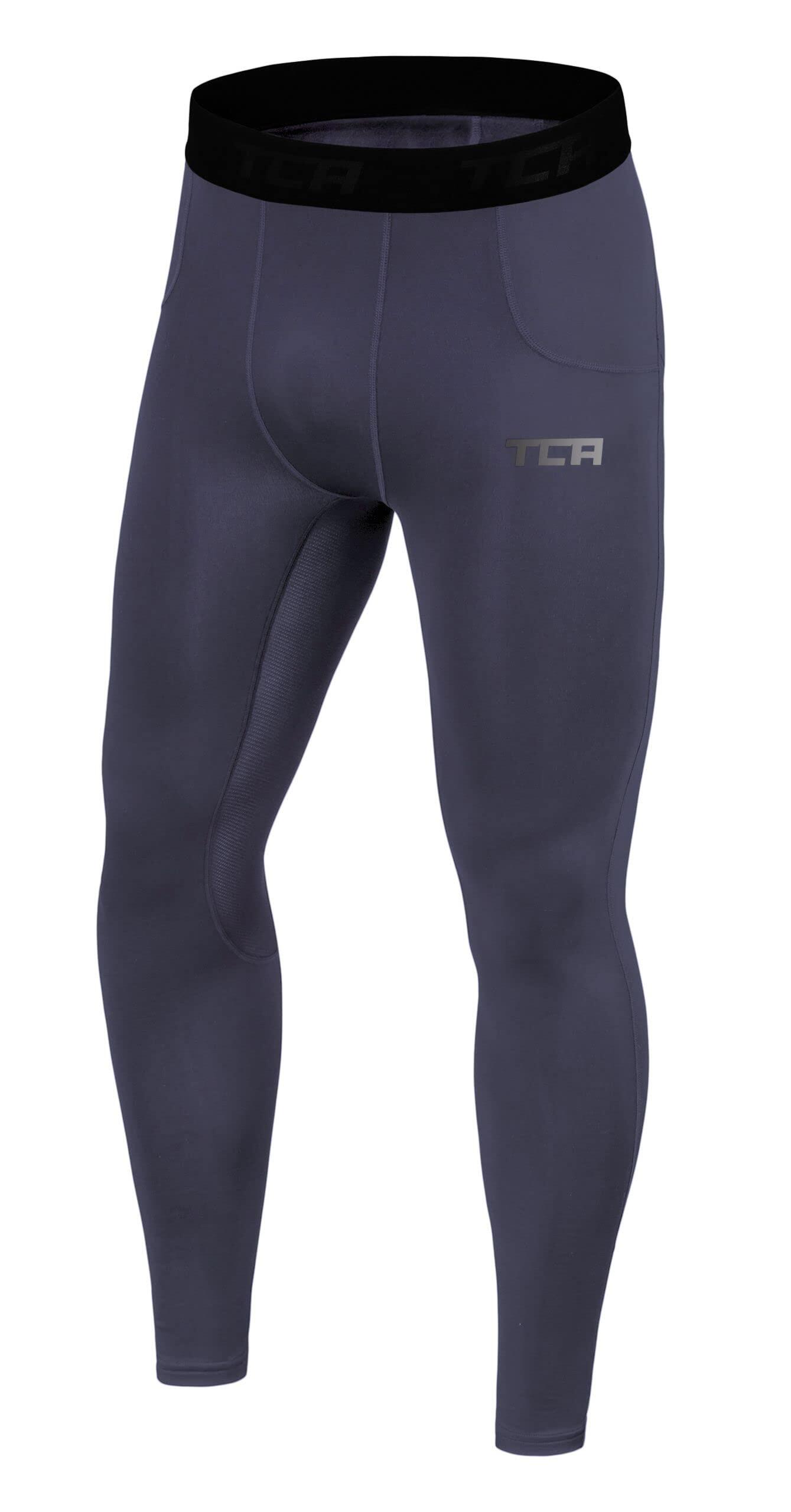 TCA SuperThermal Herren Leggings, Kompressionsleggings, Sporthose, Lang