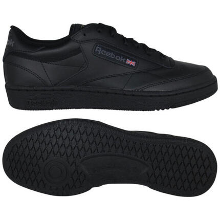 Zapatos Reebok Club C 85 Zapatillas de cuero negro