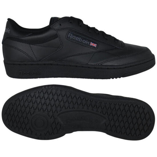 Zapatos Reebok Club C 85 Zapatillas de cuero negro