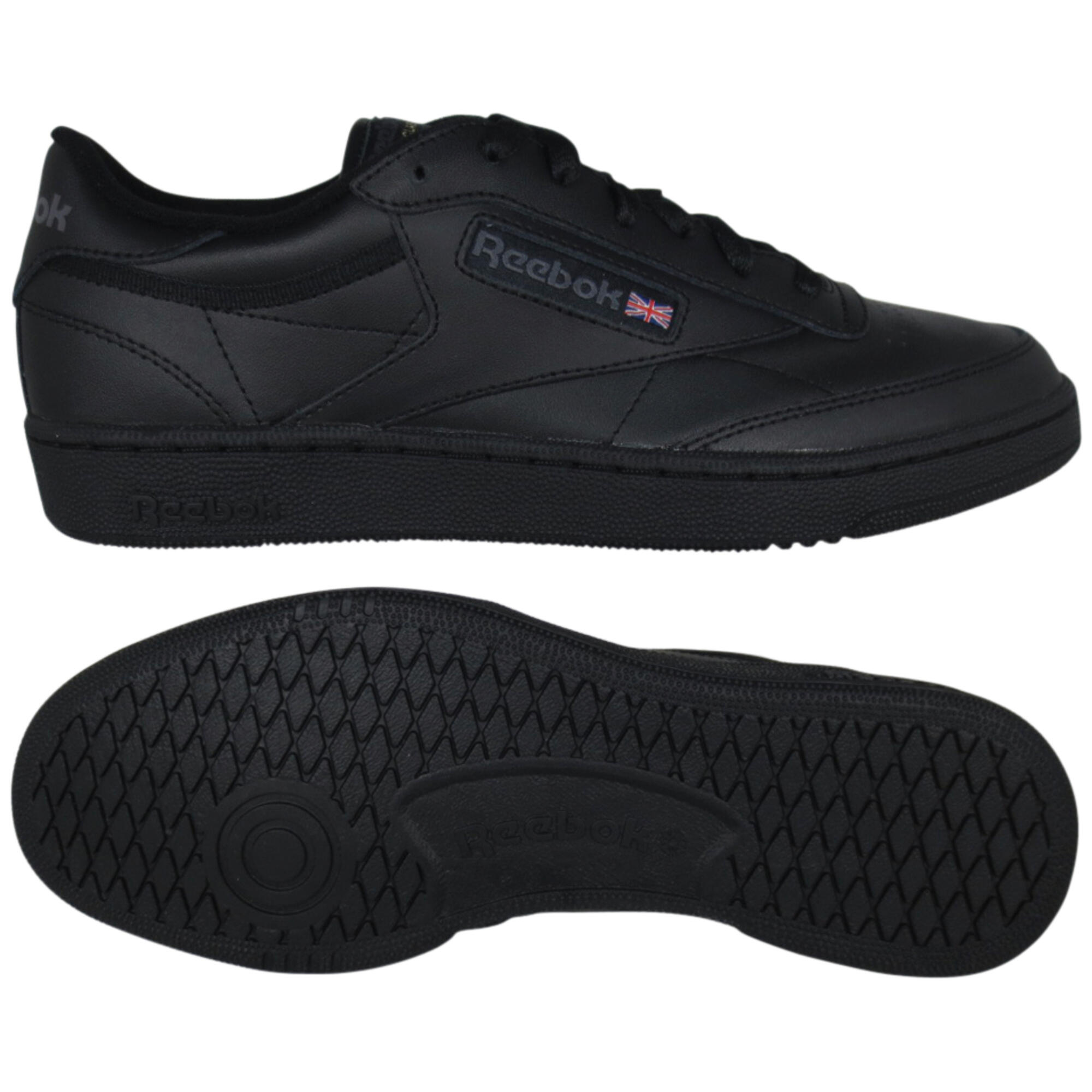 Reebok - Baskets Reebok Club C85 - Chaussures De Sport - Noir - 44,5 - Decathlon