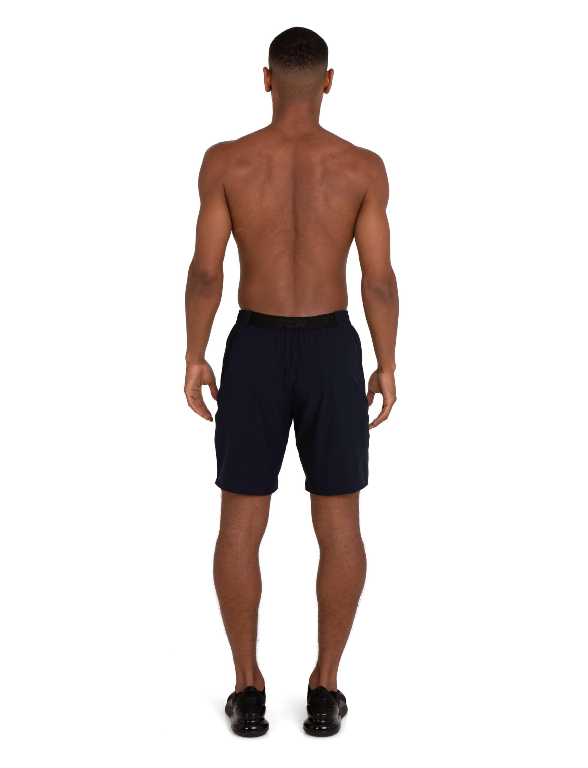 Men's Elite Tech Lightweight Running Shorts with Zip Pockets - Night Sky 5/7