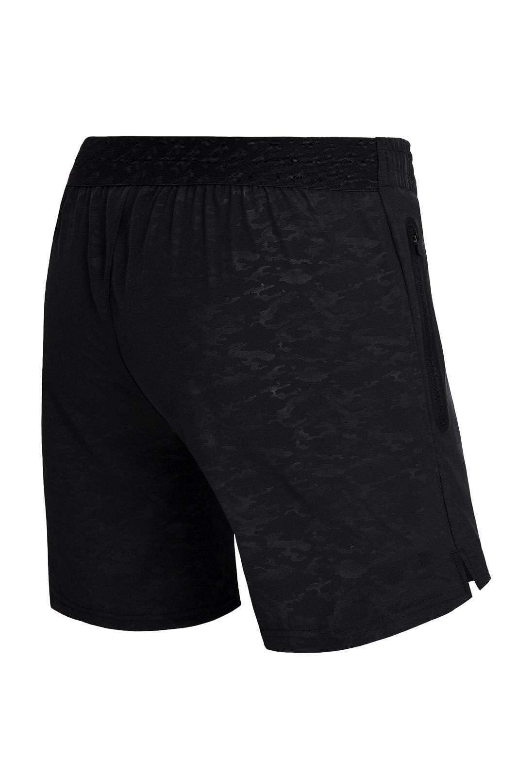 Men's Elite Tech Lightweight Running Shorts with Zip Pockets - Dark Combat 2/7