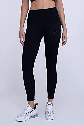 TCA Dames Pro Performance SuperKnit naadloze leggings - zwart/zwart, M 2/5