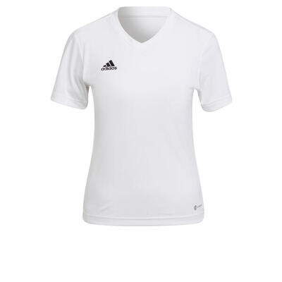 T-shirt vrouw adidas entrada 22 wit