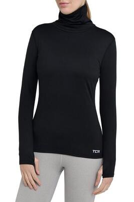 Damen Warm-Up Trichterkragen Thermo Lauf Oberteil