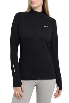 Dames winter run half zip top