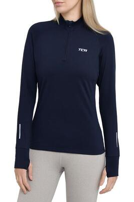 Dames winter run half zip top