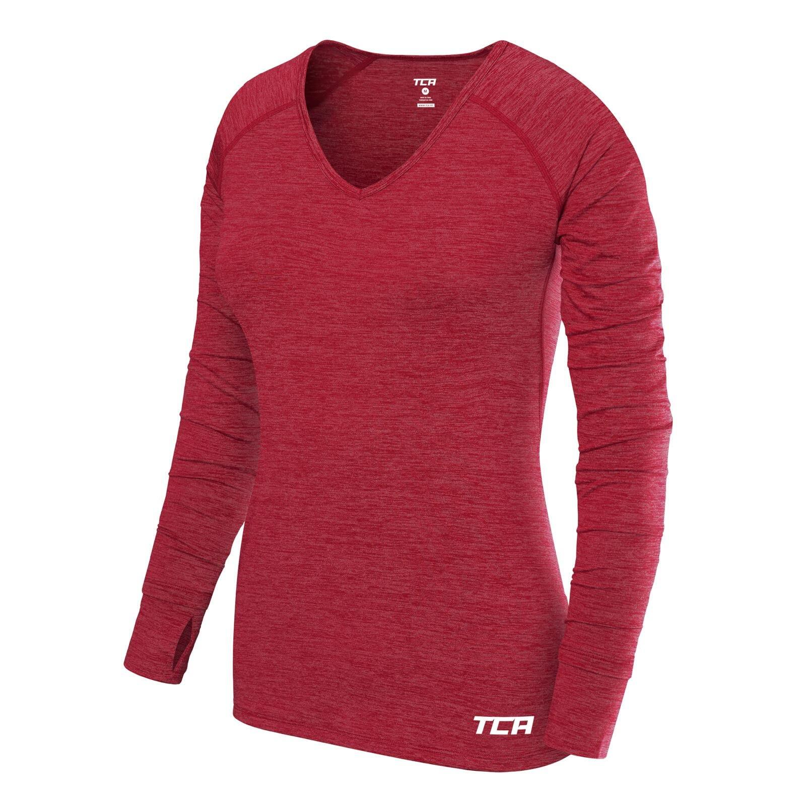 TCA Dames Elle Long Sleeve V-hals Top